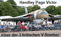 Handley Page H.P.80 Victor B (K) A1: Das Flugzeug ist einer der 3 britischen atomaren V-Bomber