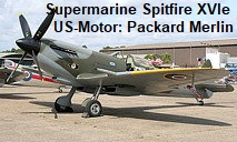 Supermarine Spitfire XVIe (TD248): mit von Packard gebautem Merlin-Motor der 60er-Serie