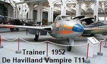 De Havilland Vampire T11: doppelsitzige Trainerversion