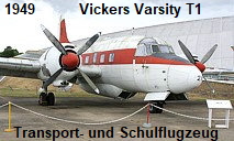 Vickers Varsity T1: militärische Variante des Verkehrsflugzeuges Vickers Viking