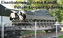 Eisenbahnwaggon für Panzer