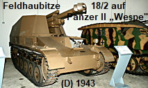 Leichte Feldhaubitze 18/2 auf Fahrgestell Panzer II Wespe