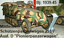 Mittlerer Schützenpanzerwagen 251/7 Ausf. D 