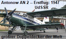 Antonow AN-2: größter Doppeldecker der Welt