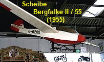 Scheibe Bergfalke II / 55: bewährtes Segelflugzeug von 1955