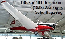 Bücker 181 Bestmann (1939): 2-sitziges Schulflugzeug zur Grundschulung