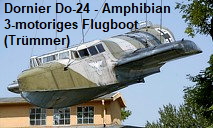Dornier Do-24 - Amphibian: 3-motoriges Flugboot (Bruchstück)