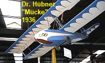 Dr. Hübner Mücke:  zerlegbarer Doppeldecker von 1936 in Leichtbauweise