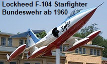 Lockheed F-104 Starfighter: Mit diesem Fluzeug verbinden sich viele Schlagworte: Heißer Ofen, Traumflugzeug, aber auch Witwenmacher und Starfighterkrise. Vor allem in der Anfangsphase der Nutzung nimmt die Anzahl der vielen Abstürze einen hohen Stellenwert in der Öffentlichkeit ein.