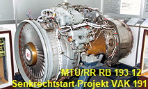 MTU / Rolls Royce RB 193-12 - Gemeinschaftsprojekt eines Schwenkdüsentriebwerks
