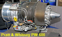 Pratt & Whitney Canada PW 600 - Strahltriebwerk für kleine Jets