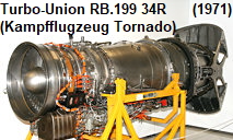 Strahltriebwerk Turbo-Union RB.199 34R und RB.199 34R-3
