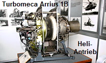 Turbomeca Arrius 1B - Hubschrauberantrieb