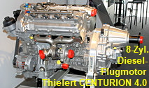 Thielert CENTURION 4.0 - 8 Zyl. Diesel-Flugmotor