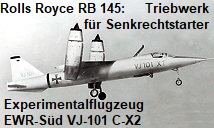 EWR-Süd VJ-101 C-X2: Experimentalflugzeug
