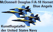Blue Angels fliegen 6 McDonnell Douglas F/A-18 Hornet: Beste Kunstflugstaffel der Welt in Dayton/Ohio 2010