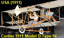 Curtiss 1911 Model D Type IV: Das Flugzeug wurde bei den U.S. Army Signal Corps ab 1911 eingesetzt