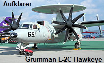 Grumman E-2C Hawkeye: allwetterfähiges, trägergestütztes Flugzeug zur Überwachung des Luftraums