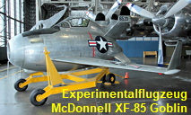 McDonnell XF-85 Goblin: Flugzeug wurde im Bombenschacht der B-36 mitgeführt und wieder aufgenommen