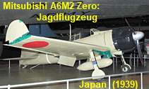Mitsubishi A6M2 Zero: trägergestütztes Jagdflugzeug der kaiserlichen Marine Japans im Zweiten Weltkrieg