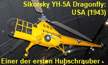 Sikorsky YH-5A Dragonfly: Einer der ersten Hubschrauber der USA von 1943