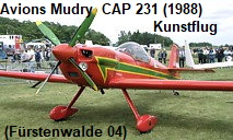 Avions Mudry CAP 232: Hochleistungs-Kunstflugmaschine von 1996