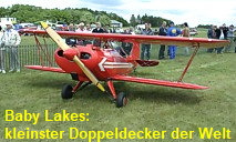 Baby Lakes: kleinster Doppeldecker der Welt 