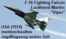 Lockheed Martin F-16 Fighting Falcon: Das meistverkauftes Jagdflugzeug seiner Zeit