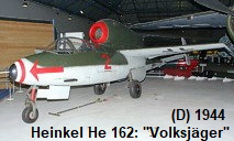 Heinkel He 162 - Volksjäger: Die Flugleistungen lagen über denen der Alliierten Jäger