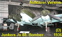 Junkers Ju 88:  Der Bomber wurde an allen Fronten bis zum Kriegsende eingesetzt (hier: Aufklärer)