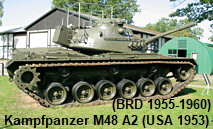 Kampfpanzer M48 A2 C Patton: In Deutschland von 1955 bis 1993 im Bestand
