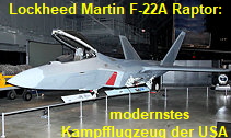 Lockheed Martin F-22A Raptor: modernstes Kampfflugzeug der USA