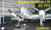 Messerschmitt Bf 110 G-4: neugeschaffene Gattung d. Zerstörers - später Nachtjäger
