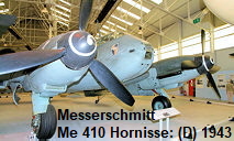 Messerschmitt Me 410 Hornisse: 2-sitziges Kampfflugzeug der Klasse Zerstörer