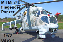 Mil Mi-24 D: einer der robustesten und waffenstärksten Kampfhubschrauber der Welt (fliegender Panzer)