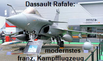 Dassault Rafale: modernstes französisches Mehrzweckkampfflugzeug von 1998