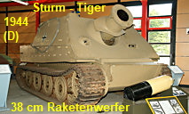 Sturm - Tiger: deutscher 38cm-Raketenwerfer von 1944