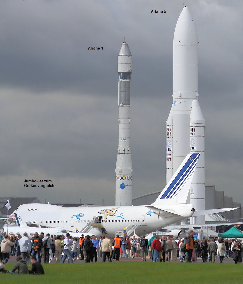 Ariane Rakete - EADS Astrium Tranportation