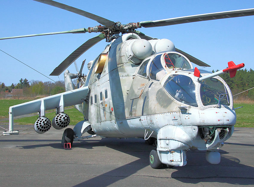 Mil Mi24 D einer der robustesten und waffenstärksten