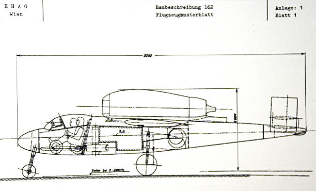 Heinkel He 162 - Anlage 1, Blatt 1