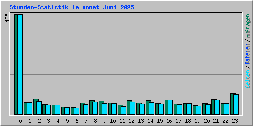 Stunden-Statistik im Monat Juni 2025