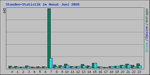 Stunden-Statistik im Monat Juni 2026